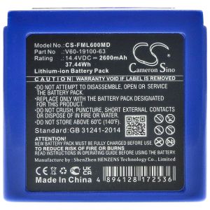 Аккумулятор CameronSino для Flight Medical Flight 60 Internal (V60-19100-63) 2600mah