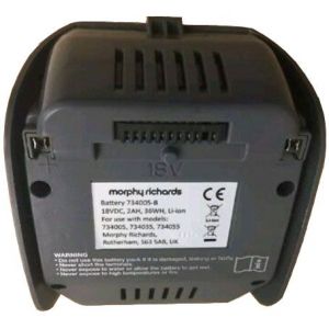 Замена элементов в аккумуляторе Morphy Richards 734005-B 18V 4000mah