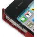 Чехол PDair для Apple iPhone 4 задняя крышка красный