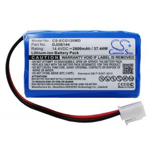 Аккумулятор Neovolt для Dongjiang ECG-1220, CMICS DJDB1200 (DJDB144) 2600mAh