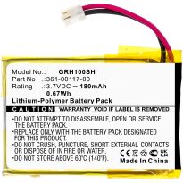 Аккумулятор Neovolt для Garmin Approach S10, S20, X40