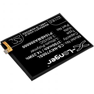 Аккумулятор CameronSino для Nokia V730, TA-1322 (P104BMA006000) 3700mah