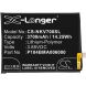 Аккумулятор CameronSino для Nokia V730, TA-1322 (P104BMA006000) 3700mah