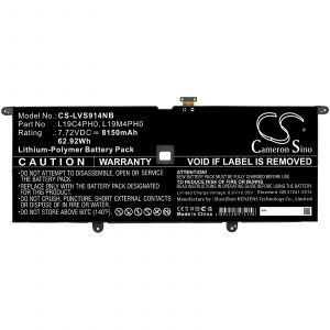 Аккумулятор CameronSino для Lenovo Yoga Slim 9 14ITL05(82D1) серии (L19C4PH0) 8150mah