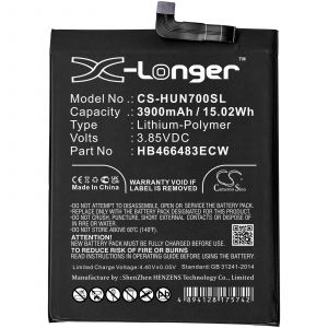 Аккумулятор CameronSino для Huawei Nova 7 5G (HB466483ECW) 3900mah