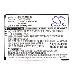 Аккумулятор CameronSino для Honeywell EDA50K, ScanPal 50 (BAT-EDA50K-1) 4000mah