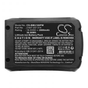 Аккумулятор CameronSino для Bosch Universal Pump 18V, Easy Spray 18V-100 (2 607 337 314) 2000mAh