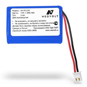 Аккумулятор Neovolt для АТОЛ 11Ф (ICR18500) 1800mah