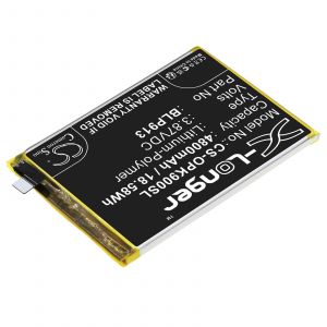 Аккумулятор CameronSino для OPPO K9X, K9x 5G (2021) (BLP913) 4800mAh