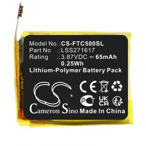 Аккумулятор CameronSino для Fitbit Charge 5 (LSS271617) 65mAh