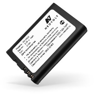 Аккумулятор Neovolt для регистратора Cobra A12, Boblov HD66, Каркам Комбат 2