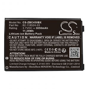 Аккумулятор CameronSino для Zebra MC45 (82-118524-03) 3050mah