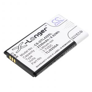 Аккумулятор CameronSino для Alcatel Link Zone, MW42LM (TLi025GA) 2330mah