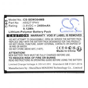 Аккумулятор CameronSino для Samsung BrightVIEW, Oricom SC875 (455271PHV) 2400mah