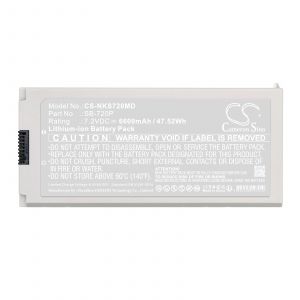 Аккумулятор CameronSino для Nihon Kohden Lifescope SVM-7200 (SB-720P) 6600mah