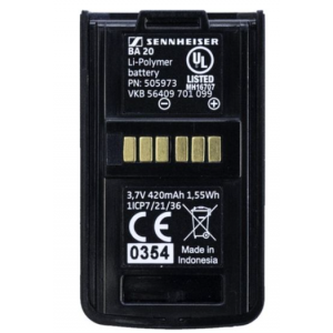 Замена элементов в аккумуляторе для Sennheiser BA20