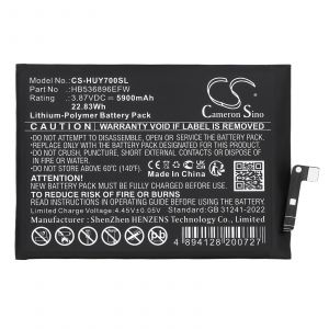 Аккумулятор CameronSino для Huawei Nova Y70, Nova Y70 Plus (HB536896EFW) 5900mah