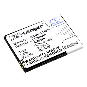 Аккумулятор CameronSino для Nokia 2660 Flip 4G (BL-L4E) 1150mah