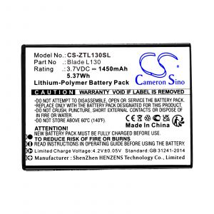 Аккумулятор CameronSino для ZTE Blade L130 (Li3816T43p4h604550) 1450mah