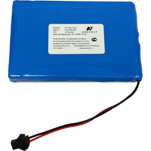Аккумулятор Neovolt для АКИП 4113, HANTEK DSO1062, DSO1202 3000mah (2 провода)