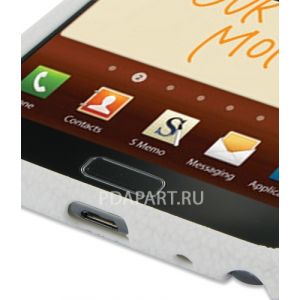 Чехол Samsung Galaxy Note PDair Luxury белый