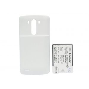 Аккумулятор CameronSino для LG G3 6000mah усиленный белый
