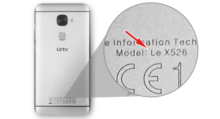 Как узнать номер модели телефона LeEco и найти название