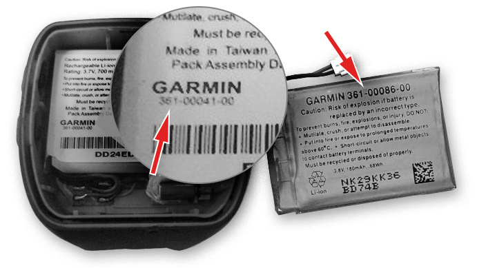 Как узнать номер модели часов Garmin и найти название