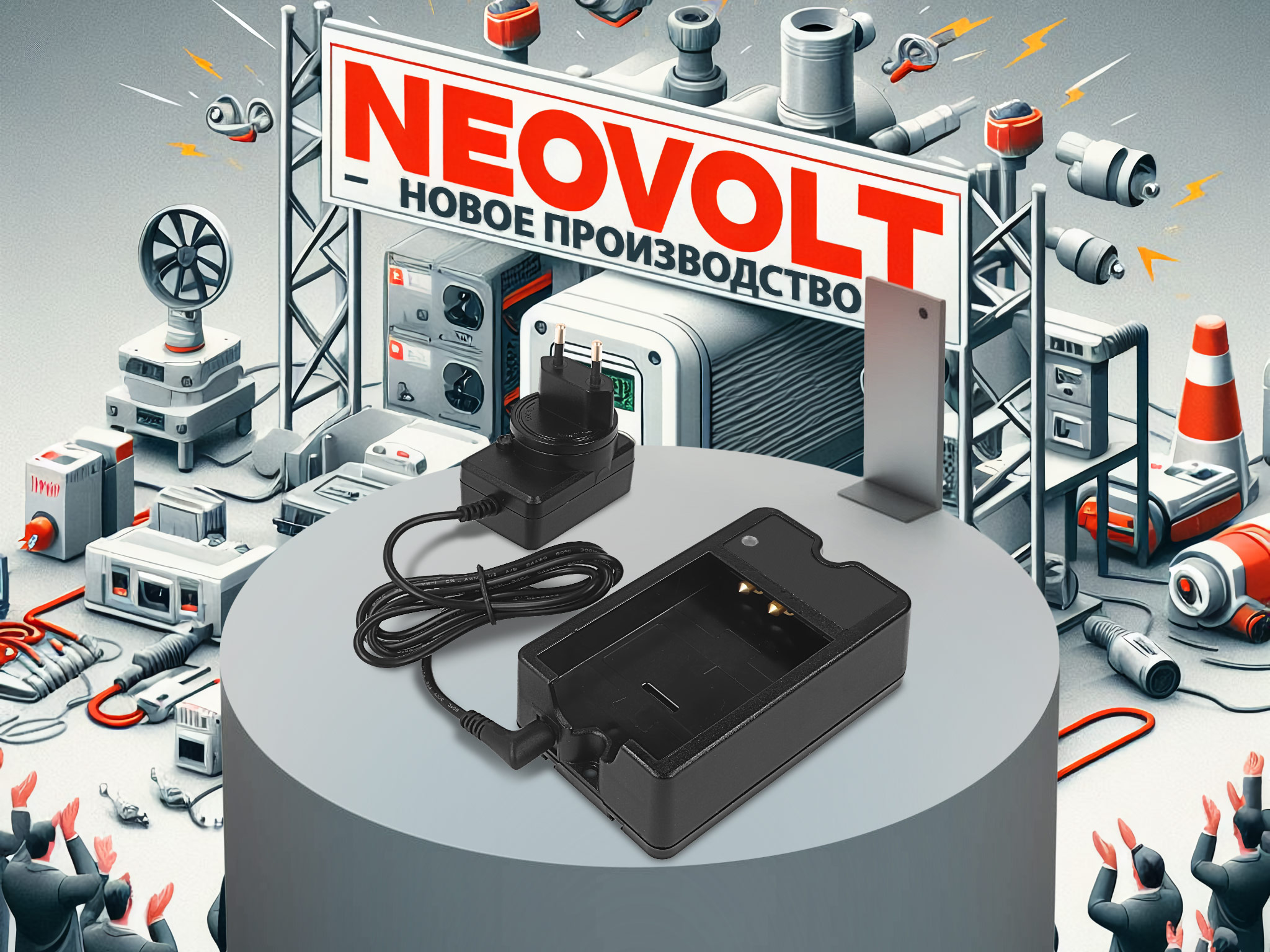Запускаем производство зарядных устройств Neovolt для медицинской, измерительной, промышленной техники 